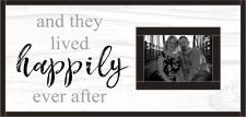 And they lived happily ever after - Framed Picture Frame