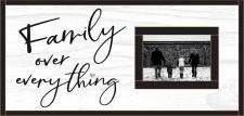 Family over everything Framed Picture Frame