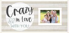 Crazy in love with you White Framed Picture Frame