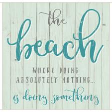 Beach  Doing Nothing Is Doing Something.. Framed Wall Sign