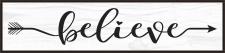 Believe Framed Wall Sign