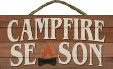 Campfire Season Rope Hanger Sign