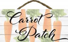 Carrot Patch Rope Hanger Sign