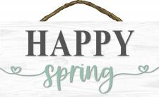 Happy Spring Rope Hanger Sign