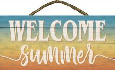 Welcome Summer Rope Hanger Sign